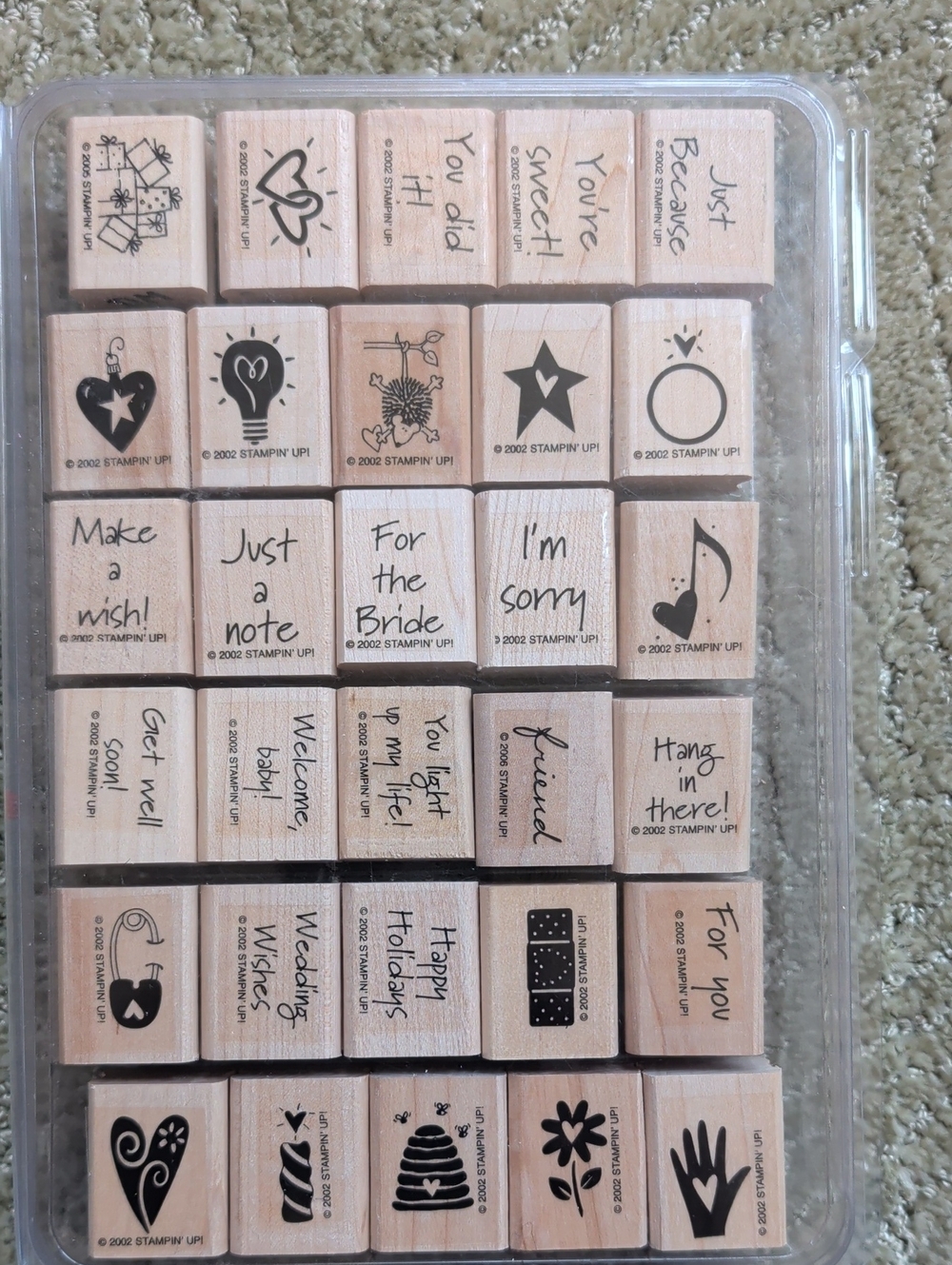 Stampin' Up! Stamp Set - Light Wood